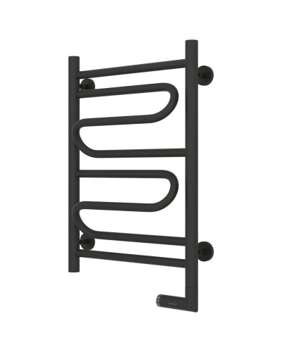 Полотенцесушитель электрический 600х400 темный титан муар МЭМ правый Сунержа Элегия 2.0 15-5219-6040