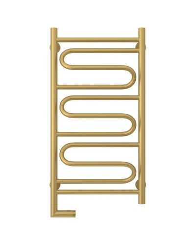 Полотенцесушитель электрический 800х400 золотой матовый МЭМ левый Сунержа Элегия 2.0 032-5218-8040