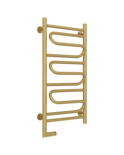 Полотенцесушитель электрический 800х400 золотой матовый МЭМ левый Сунержа Элегия 2.0 032-5218-8040
