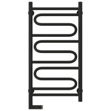 Полотенцесушитель электрический 800х400 черный матовый МЭМ левый Сунержа Элегия 2.0 31-5218-8040