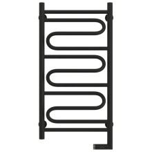 Полотенцесушитель электрический 800х400 черный матовый МЭМ правый Сунержа Элегия 2.0 31-5219-8040