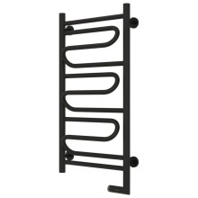 Полотенцесушитель электрический 800х400 черный матовый МЭМ правый Сунержа Элегия 2.0 31-5219-8040