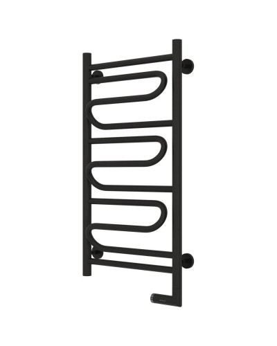 Полотенцесушитель электрический 800х400 черный матовый МЭМ правый Сунержа Элегия 2.0 31-5219-8040