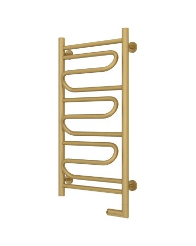 Полотенцесушитель электрический 800х400 золотой матовый МЭМ правый Сунержа Элегия 2.0 032-5219-8040