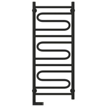 Полотенцесушитель электрический 1000х400 черный матовый МЭМ левый Сунержа Элегия 2.0 31-5218-1040