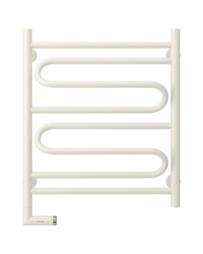 Полотенцесушитель электрический 600х500 белый глянец МЭМ левый Сунержа Элегия 2.0 12-5218-6050