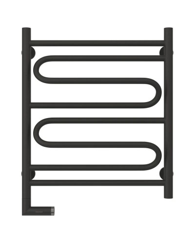Полотенцесушитель электрический 600х500 темный титан муар МЭМ левый Сунержа Элегия 2.0 15-5218-6050