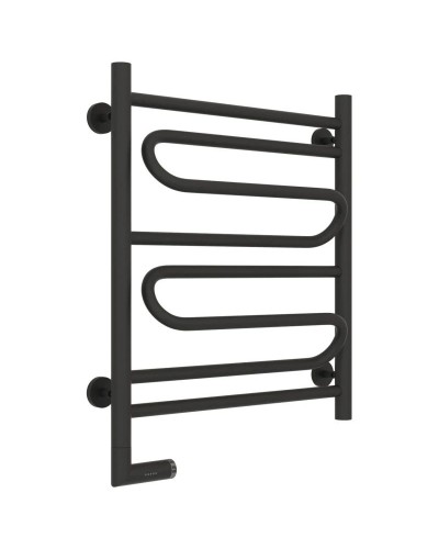 Полотенцесушитель электрический 600х500 темный титан муар МЭМ левый Сунержа Элегия 2.0 15-5218-6050