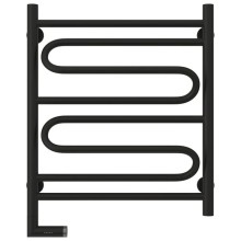 Полотенцесушитель электрический 600х500 черный матовый МЭМ левый Сунержа Элегия 2.0 31-5218-6050