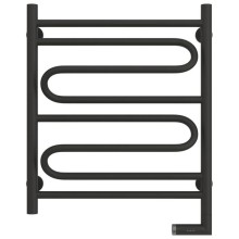 Полотенцесушитель электрический 600х500 темный титан муар МЭМ правый Сунержа Элегия 2.0 15-5219-6050