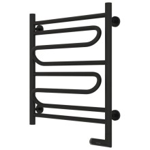 Полотенцесушитель электрический 600х500 черный матовый МЭМ правый Сунержа Элегия 2.0 31-5219-6050