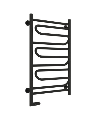 Полотенцесушитель электрический 800х500 черный матовый МЭМ левый Сунержа Элегия 2.0 31-5218-8050
