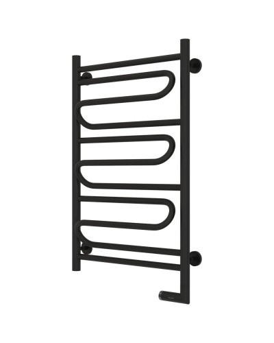 Полотенцесушитель электрический 800х500 черный матовый МЭМ правый Сунержа Элегия 2.0 31-5219-8050