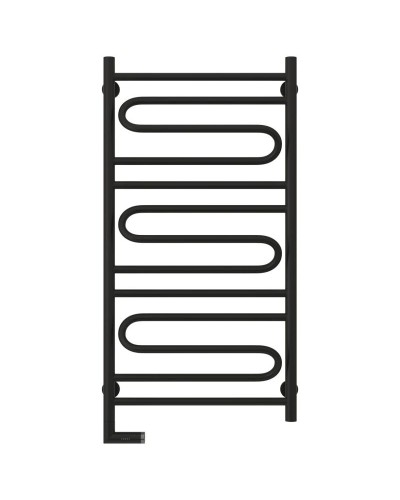 Полотенцесушитель электрический 1000х500 черный матовый МЭМ левый Сунержа Элегия 2.0 31-5218-1050