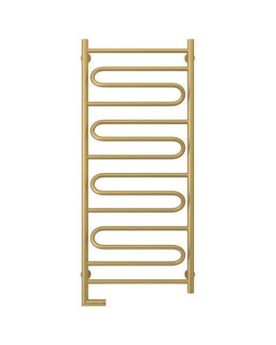 Полотенцесушитель электрический 1200х500 золотой матовый МЭМ левый Сунержа Элегия 2.0 032-5218-1250