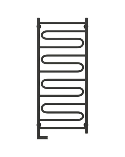 Полотенцесушитель электрический 1200х500 темный титан муар МЭМ левый Сунержа Элегия 2.0 15-5218-1250