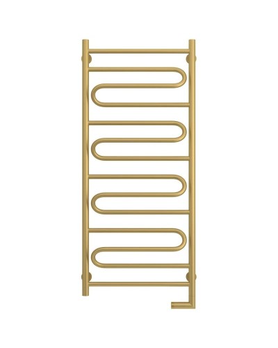 Полотенцесушитель электрический 1200х500 золотой матовый МЭМ правый Сунержа Элегия 2.0 032-5219-1250