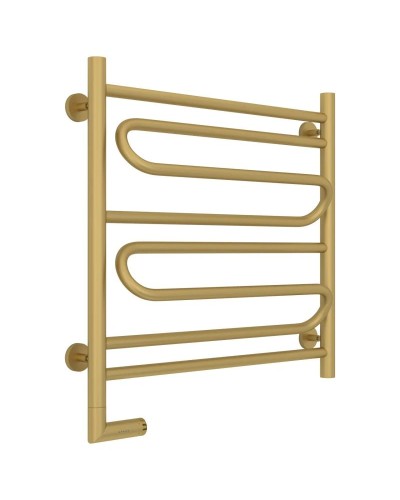 Полотенцесушитель электрический 600х600 золотой матовый МЭМ левый Сунержа Элегия 2.0 032-5218-6060