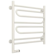 Полотенцесушитель электрический 600х600 белый глянец МЭМ левый Сунержа Элегия 2.0 12-5218-6060