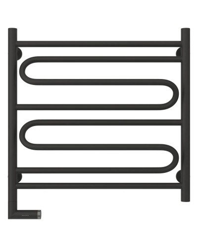 Полотенцесушитель электрический 600х600 темный титан муар МЭМ левый Сунержа Элегия 2.0 15-5218-6060
