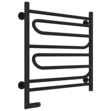 Полотенцесушитель электрический 600х600 черный матовый МЭМ левый Сунержа Элегия 2.0 31-5218-6060