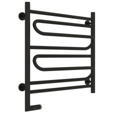 Полотенцесушитель электрический 600х600 черный матовый МЭМ левый Сунержа Элегия 2.0 31-5218-6060