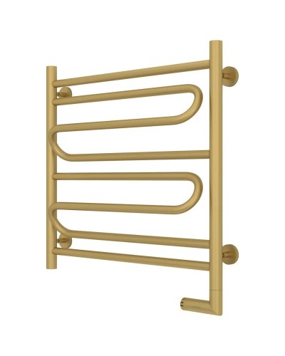 Полотенцесушитель электрический 600х600 золотой матовый МЭМ правый Сунержа Элегия 2.0 032-5219-6060