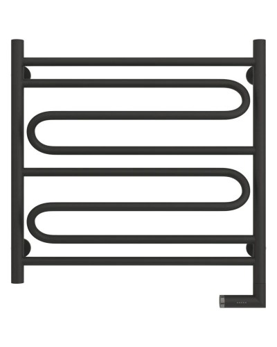 Полотенцесушитель электрический 600х600 темный титан муар МЭМ правый Сунержа Элегия 2.0 15-5219-6060