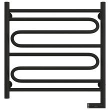 Полотенцесушитель электрический 600х600 черный матовый МЭМ правый Сунержа Элегия 2.0 31-5219-6060