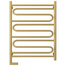 Полотенцесушитель электрический 800х600 золотой матовый МЭМ левый Сунержа Элегия 2.0 032-5218-8060