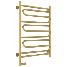 Полотенцесушитель электрический 800х600 золотой матовый МЭМ левый Сунержа Элегия 2.0 032-5218-8060