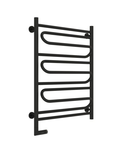 Полотенцесушитель электрический 800х600 черный матовый МЭМ левый Сунержа Элегия 2.0 31-5218-8060