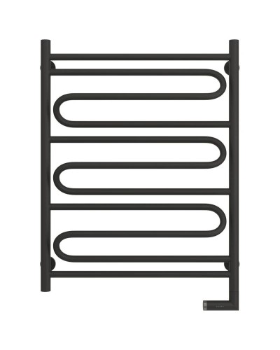 Полотенцесушитель электрический 800х600 темный титан муар МЭМ правый Сунержа Элегия 2.0 15-5219-8060