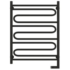 Полотенцесушитель электрический 800х600 черный матовый МЭМ правый Сунержа Элегия 2.0 31-5219-8060