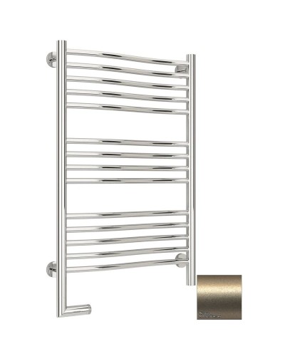 Полотенцесушитель электрический 800х500 шампань матовая МЭМ левый Сунержа Флюид 2.0 022-5220-8050