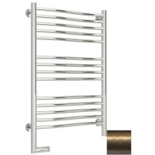 Полотенцесушитель электрический 800х500 состаренная бронза МЭМ левый Сунержа Флюид 2.0 05-5220-8050