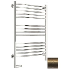 Полотенцесушитель электрический 800х500 состаренная бронза МЭМ левый Сунержа Флюид 2.0 05-5220-8050