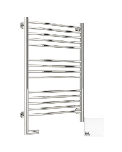 Полотенцесушитель электрический 800х500 белый глянец МЭМ левый Сунержа Флюид 2.0 12-5220-8050