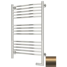 Полотенцесушитель электрический 800х500 золотой матовый МЭМ правый Сунержа Флюид 2.0 032-5221-8050