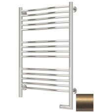 Полотенцесушитель электрический 800х500 золотой матовый МЭМ правый Сунержа Флюид 2.0 032-5221-8050