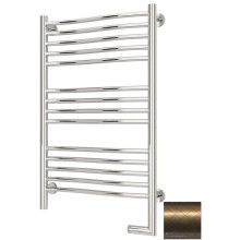 Полотенцесушитель электрический 800х500 состаренная бронза МЭМ правый Сунержа Флюид 2.0 05-5221-8050