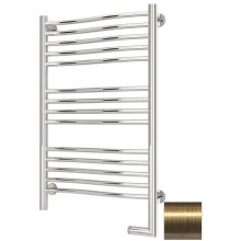 Полотенцесушитель электрический 800х500 состаренная латунь МЭМ правый Сунержа Флюид 2.0 051-5221-8050