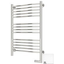 Полотенцесушитель электрический 800х500 белый глянец МЭМ правый Сунержа Флюид 2.0 12-5221-8050