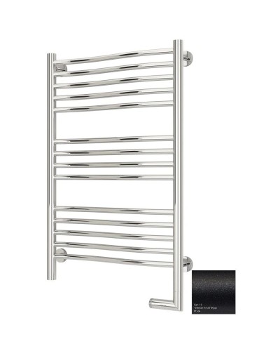 Полотенцесушитель электрический 800х500 темный титан муар МЭМ правый Сунержа Флюид 2.0 15-5221-8050