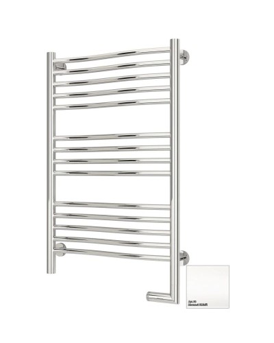 Полотенцесушитель электрический 800х500 белый матовый МЭМ правый Сунержа Флюид 2.0 30-5221-8050