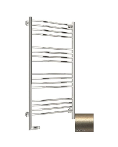 Полотенцесушитель электрический 1000х500 шампань матовая МЭМ левый Сунержа Флюид 2.0 022-5220-1050