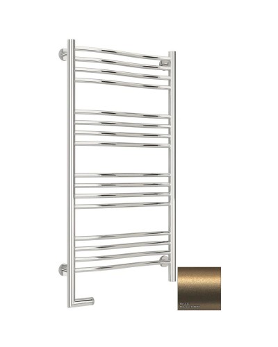 Полотенцесушитель электрический 1000х500 золотой матовый МЭМ левый Сунержа Флюид 2.0 032-5220-1050