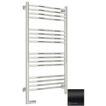 Полотенцесушитель электрический 1000х500 темный титан муар МЭМ левый Сунержа Флюид 2.0 15-5220-1050