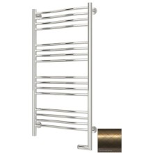 Полотенцесушитель электрический 1000х500 состаренная бронза МЭМ правый Сунержа Флюид 2.0 05-5221-1050