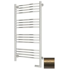 Полотенцесушитель электрический 1000х500 состаренная бронза МЭМ правый Сунержа Флюид 2.0 05-5221-1050